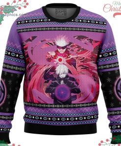 satoru gojo jujutsu kaisen ugly christmas sweater 53 4FoME