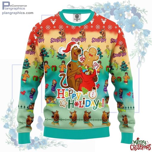 scooby doo holiday ugly christmas sweater 209 U0LYF