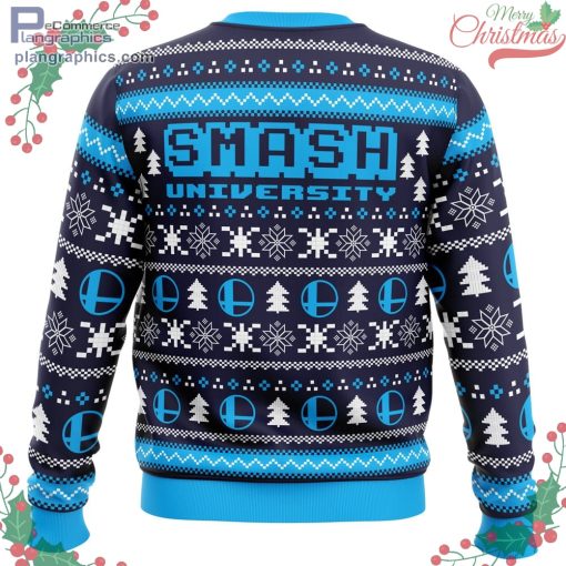 smash university super smash bros ugly christmas sweater 494 942Ty