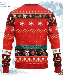 star wars cute ugly christmas sweater red 344 tlglL