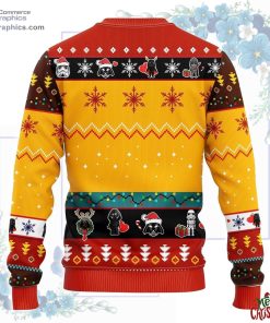 star wars cute ugly christmas sweater yellow 343 f7R8T