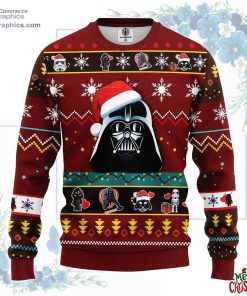 star wars dark vader ugly christmas sweater red 138 hHaW5