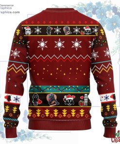star wars dark vader ugly christmas sweater red 341 mkHSD