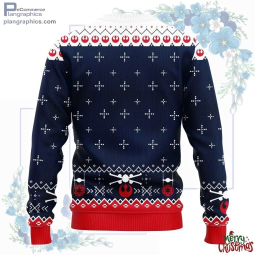 star wars fight ship ugly christmas sweater 338 wzoEo
