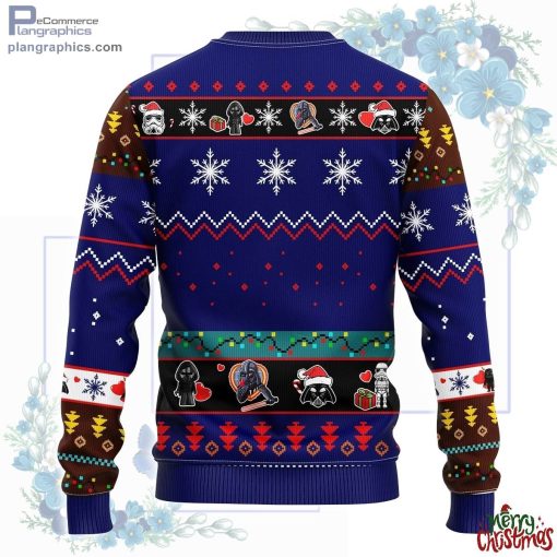 star wars funny ugly christmas sweater blue 337 sNlEp