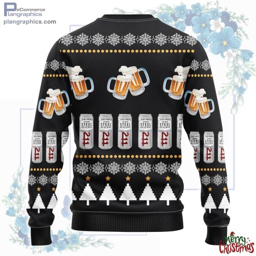 steel beer ugly christmas sweater 332 piS9t