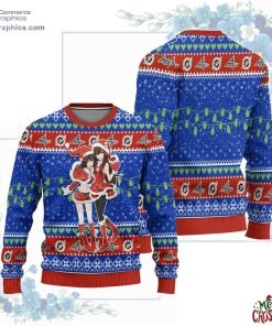 steins gate anime ugly christmas sweater custom 435 5sTuz