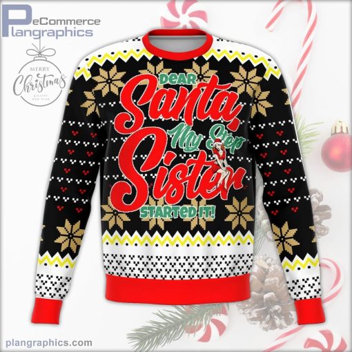 step sis did it ugly christmas sweater 25 vQliT