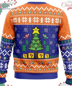 super bros christmas super mario bros ugly christmas sweater 491 eBDLd