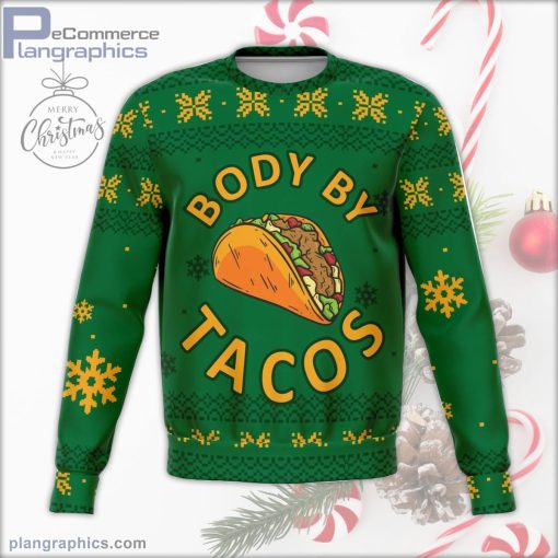 tacos ugly christmas sweater 22 KD3jt