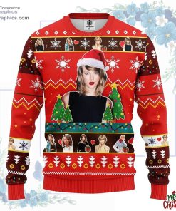 taylor swift ugly christmas sweater red 102 uscw9