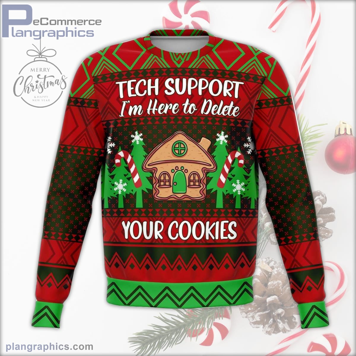 Tech Support Ugly Christmas Sweater
