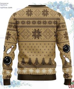 the big lebowski the dude abides ugly christmas sweater 307 S21Wf