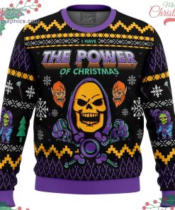 the evil power of christmas he man ugly christmas sweater 38 ggPyF