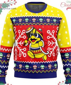 the king super mario bros ugly christmas sweater 33 IqJl4