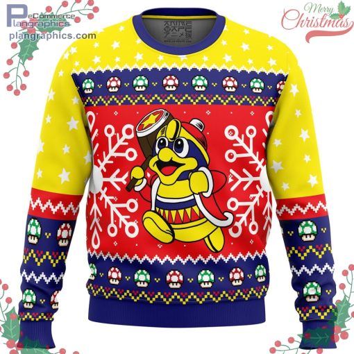 the king super mario bros ugly christmas sweater 33 IqJl4