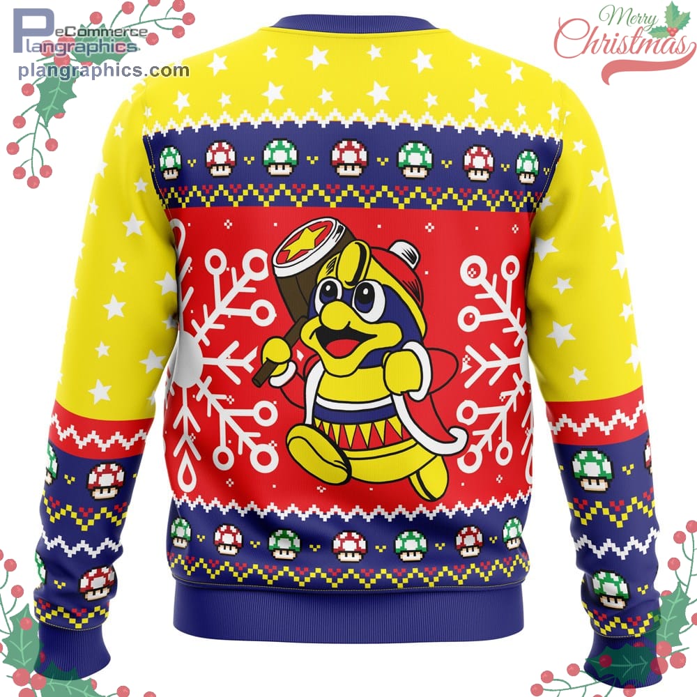 The King Super Mario Bros. Ugly Christmas Sweater