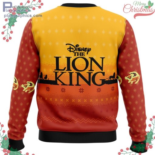 the lion king ugly christmas sweater 636 Y3dKE
