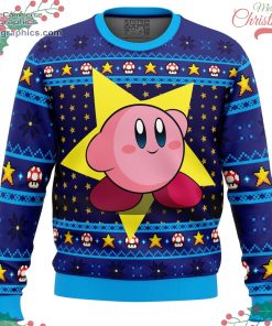 the pink hero kirbys dream land ugly christmas sweater 26 1LC3G