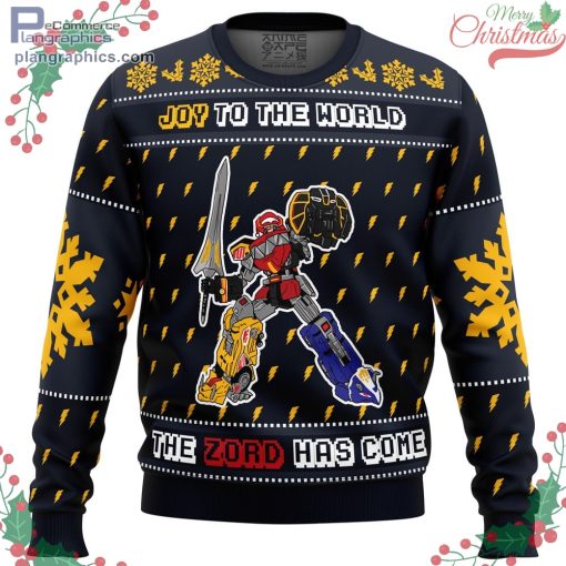 the zord has come power rangers ugly christmas sweater 24 rhygy