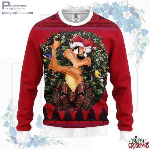 timon lion king noel mc ugly christmas sweater 75 DYd74