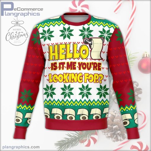 tissue hello ugly christmas sweater 14 KuLCR