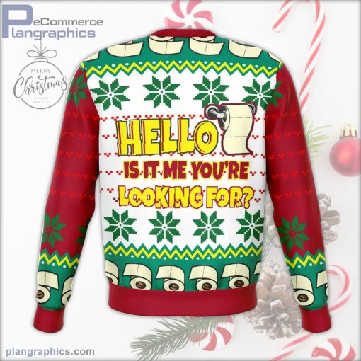 tissue hello ugly christmas sweater 167 uOHL9