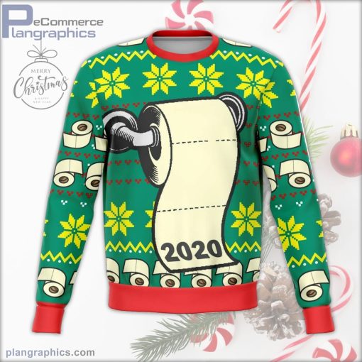 toilet paper shortage 2020 ugly christmas sweater 13 cKhOS