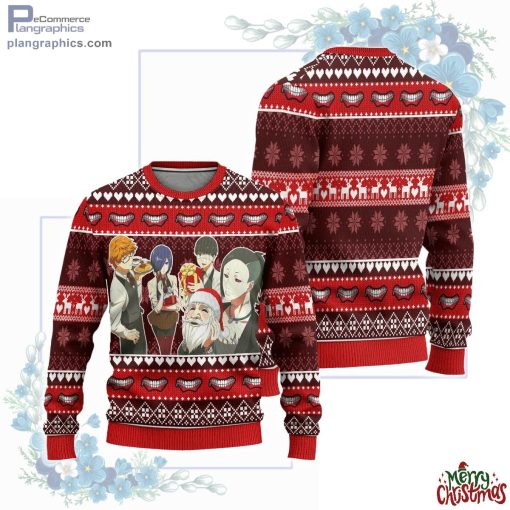 tokyo ghoul anime ugly christmas sweater custom 428 cK0vf