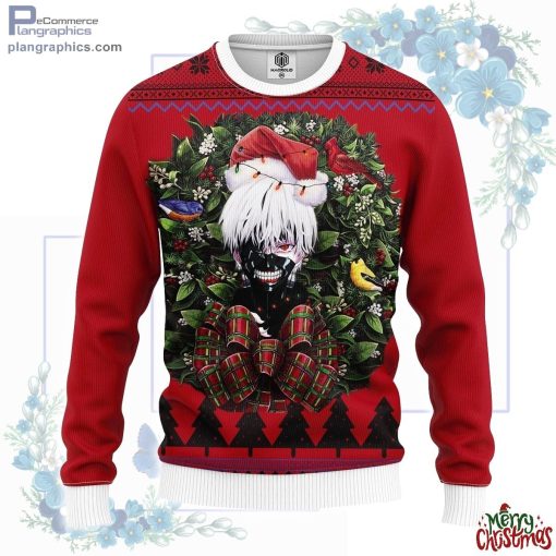 tokyo ghoul noel mc ugly christmas sweater 69 IWNgR