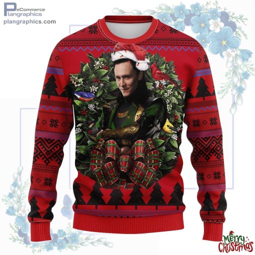 tom hiddleston loki avengers noel mc ugly christmas sweater 67 UgwYJ