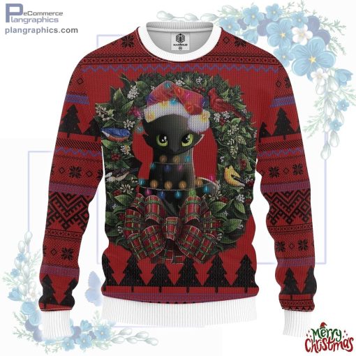 toothless 1 C3A5C3A4C3ACC3BD how to train your dragon mc ugly christmas sweater 66 6TIGZ