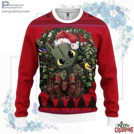 toothless C3A5C3A4C3ACC3BD how to train your dragon mc ugly christmas sweater 64 2eel7