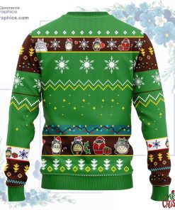 totoro ghibli noel ugly christmas sweater green 286 lVfub