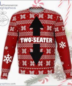 two seater ugly christmas sweater 12 aCRMv