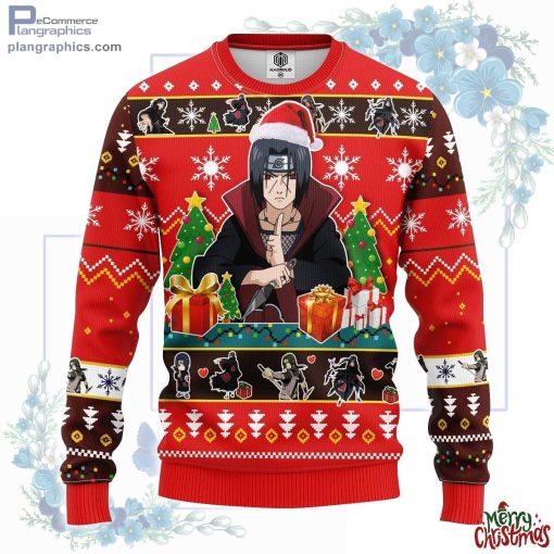 uchiha itachi naruto 2 ugly christmas sweater 52 JrmEI