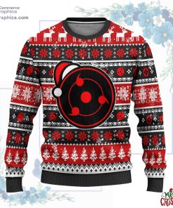 uchiha sharingan anime ugly christmas sweater naruto 51 iIpS2