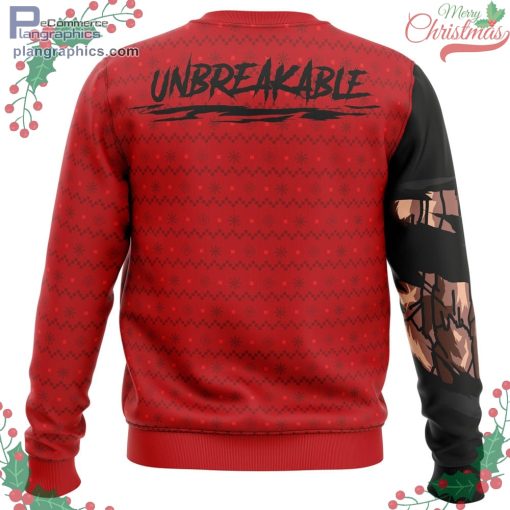 unbreakable red riot my hero academia ugly christmas sweater 627 6EsvH