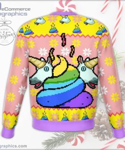 unicorn poo ugly christmas sweater 164 LE9WC