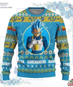 vegeta anime ugly christmas sweater dragon ball z 45 CkTfU