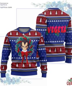 vegeta dragon ball z anime ugly christmas sweater 421 XjxzN