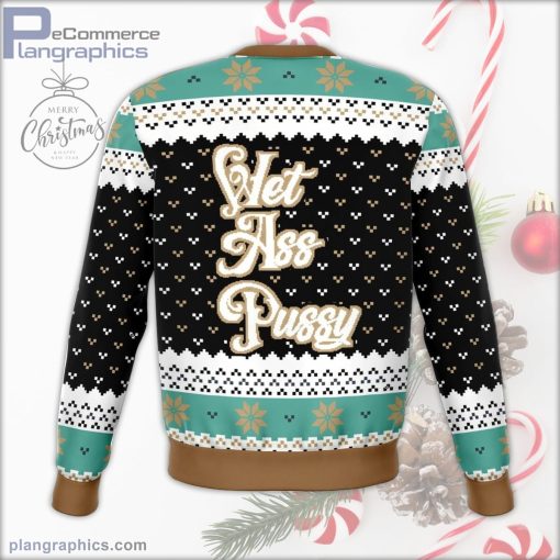 wet ass puy initials ugly christmas sweater 159 LdpwD