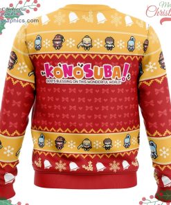 wonderful christmas konosuba ugly christmas sweater 623 trfY8