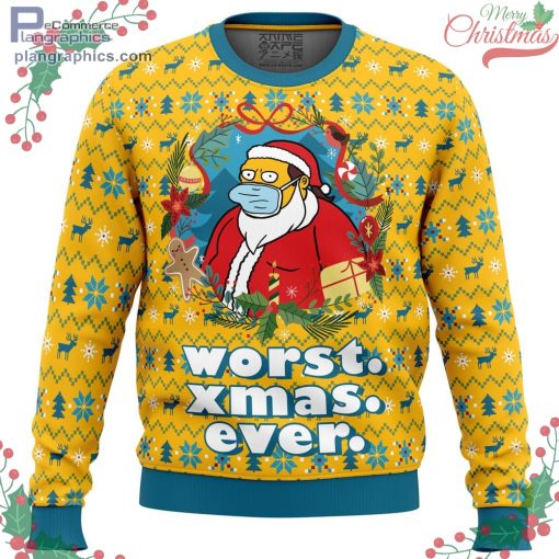 worst christmas ever simpsons ugly christmas sweater 7 jihdi