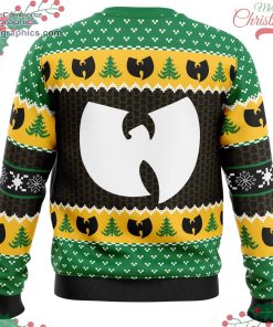 yah its christmas time yo wu tang clan ugly christmas sweater 620 MsSY8