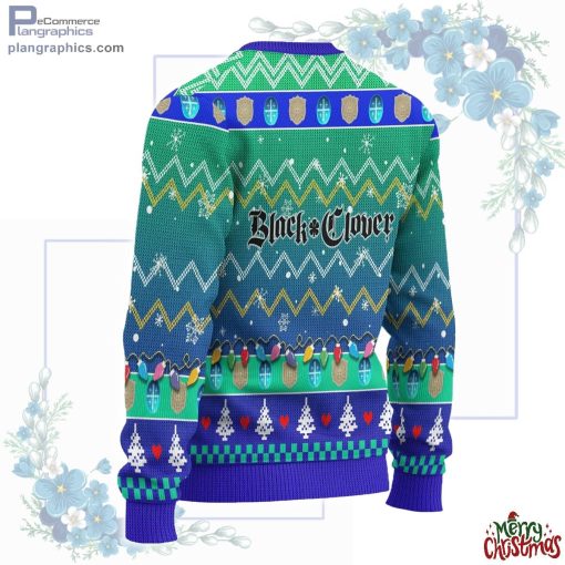 yuno anime ugly christmas sweater black clover 245 maF5D