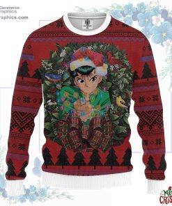 yusuke urameshi yuyu hakusho mc ugly christmas sweater 8 19Tq3