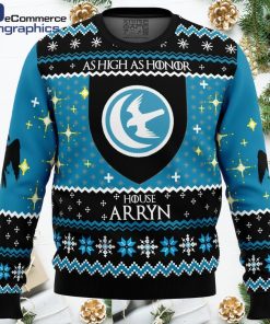 game of thrones house arryn ugly christmas sweater 1 nyjcqb