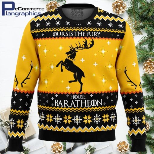 game of thrones house baratheon ugly christmas sweater 1 b4h1sn