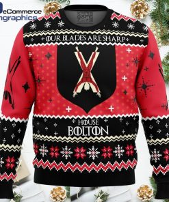 game of thrones house bolton all over print ugly christmas sweater 1 uw6guw